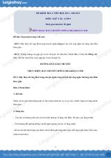 Đề kiểm tra 1 tiết Văn 9 - Đề số 3